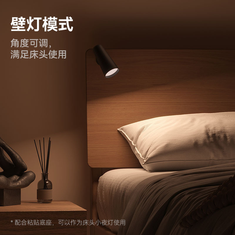 LED eye-protection desk lamp for students reading writing desk dormitory bedroom bedside multifunctional magnetic lamp no flicker