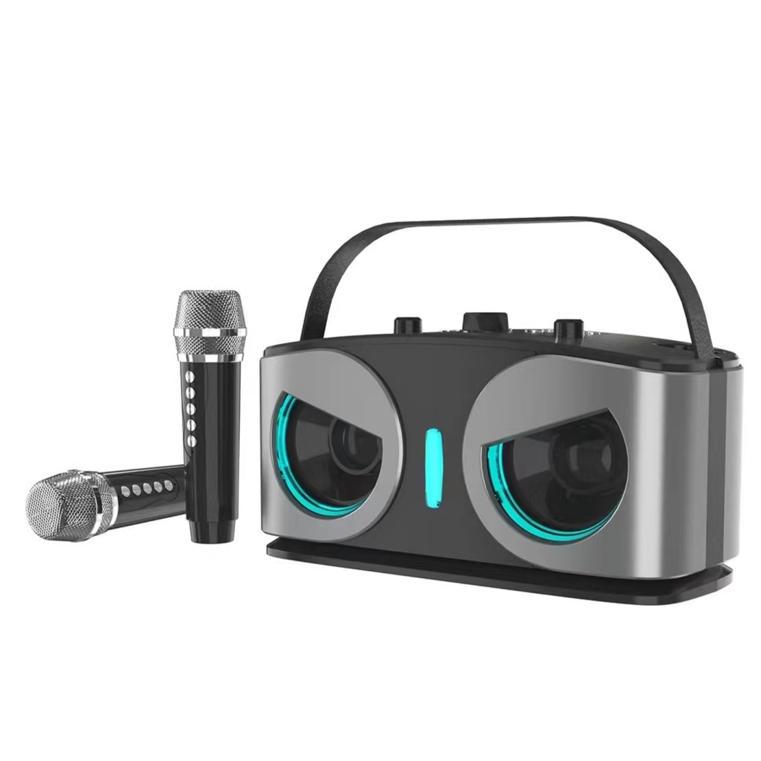 YS203 Wireless Bluetooth Speaker Owl Microphone All-in-One Outdoor Portable A922 K歌 Speaker