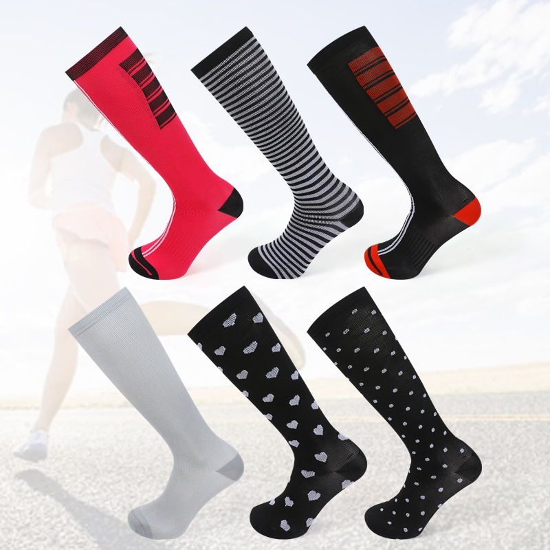 New adult sports men's socks, breathable dot glue anti-slip non-slip mid-calf football socks