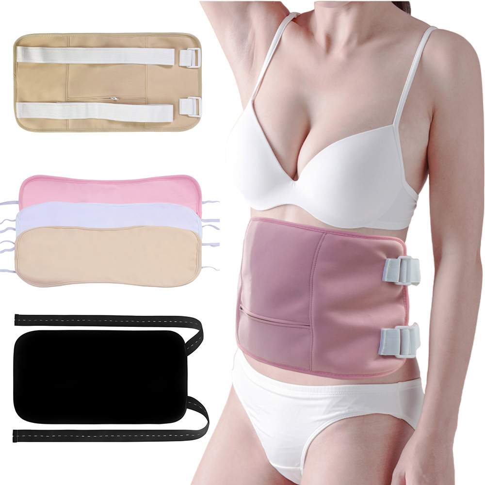 Castor Oil Pack Leak-Proof Organic Cotton Reusable Washable Essential Oil Care Auxiliary Pack