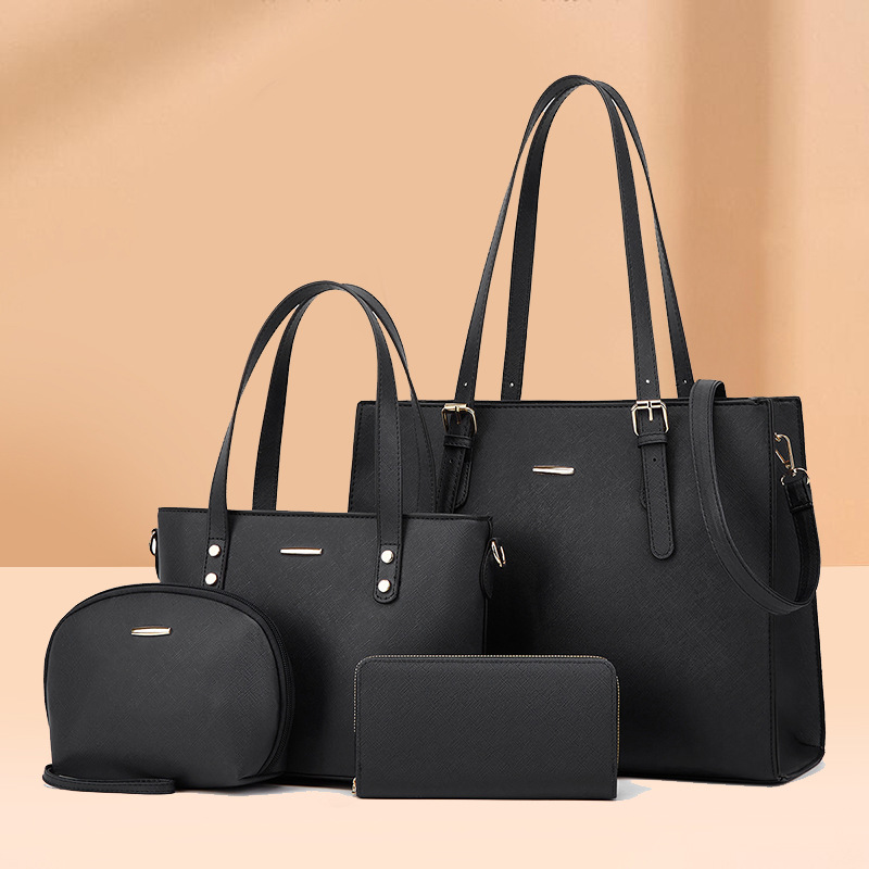 2026 new single shoulder mother-child set bag 4-piece set wind mother-child bag 4-piece set