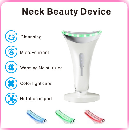 Neck Massager Remove Neck Lines Import Instrument Face Lifting EMS Microcurrent Neck Beauty Instrument Anti-Aging Anti-Wrinkle