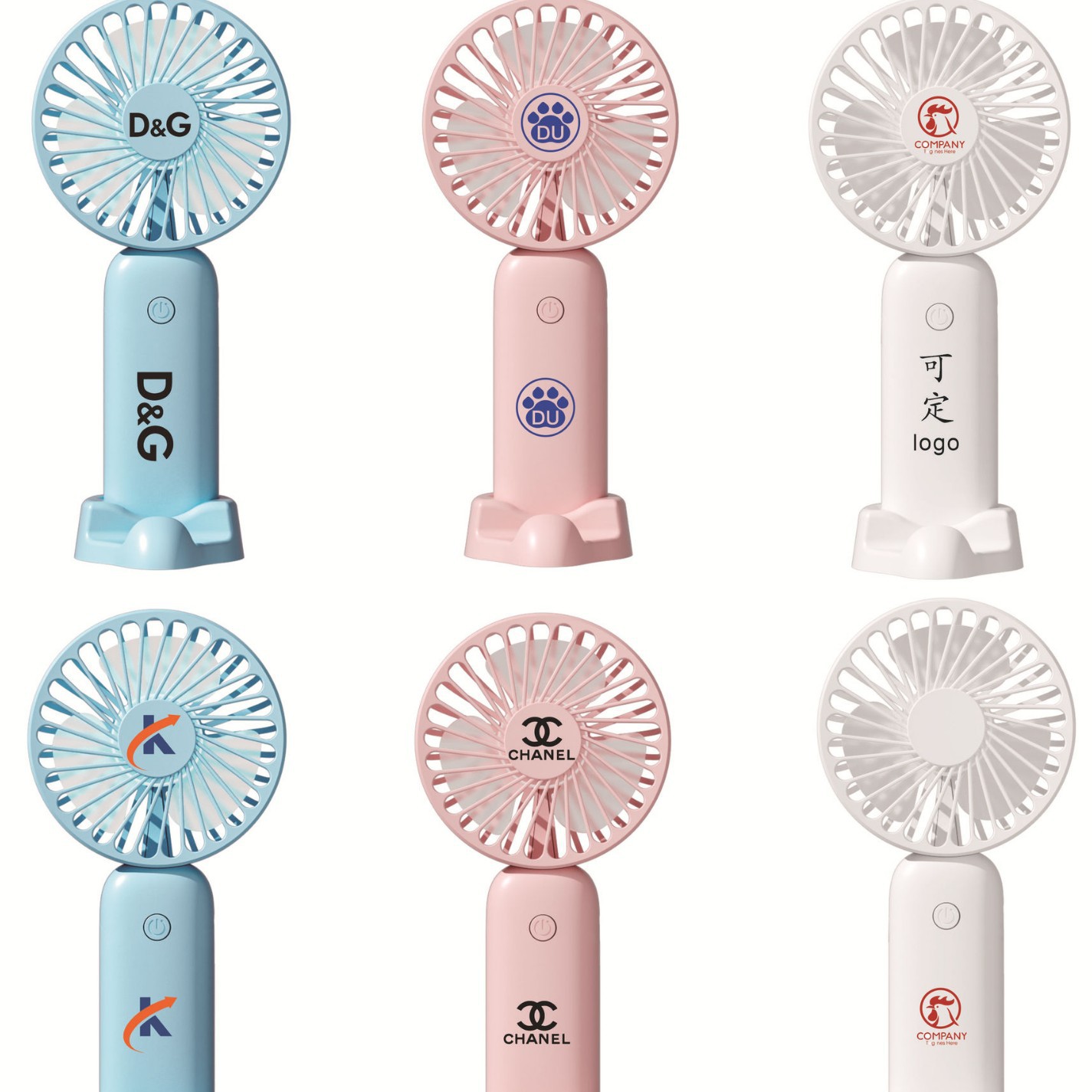 2025 New Handheld Desktop Mini Fan USB Portable Student Outdoor Strong Wind LOGO Custom