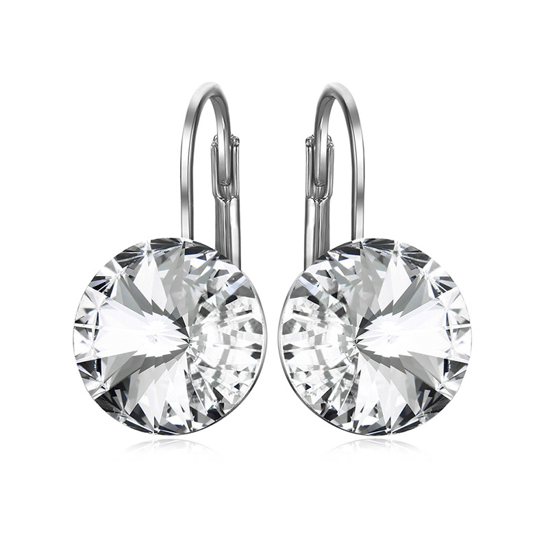 Simple Earrings Multicolor Crystal Earrings Women Fresh Accessories 85947