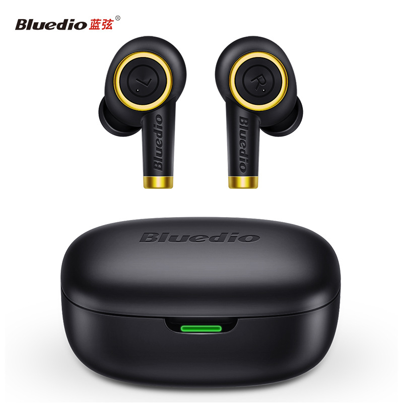 Bluedio P Particles TWS True Wireless True Stereo 5.0 Earphones with Charging Case Touch Control Bluetooth Earphones Universal