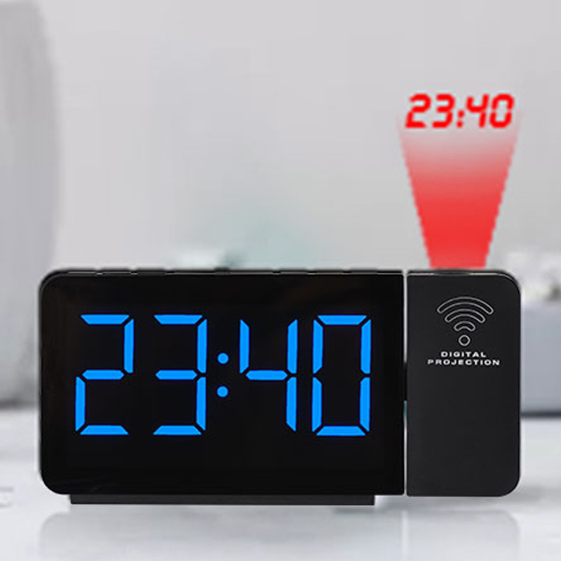 Projection Alarm Clock Radio Clock LED Digital Clock Phone Charging Desk Clock Simple Digital Clock