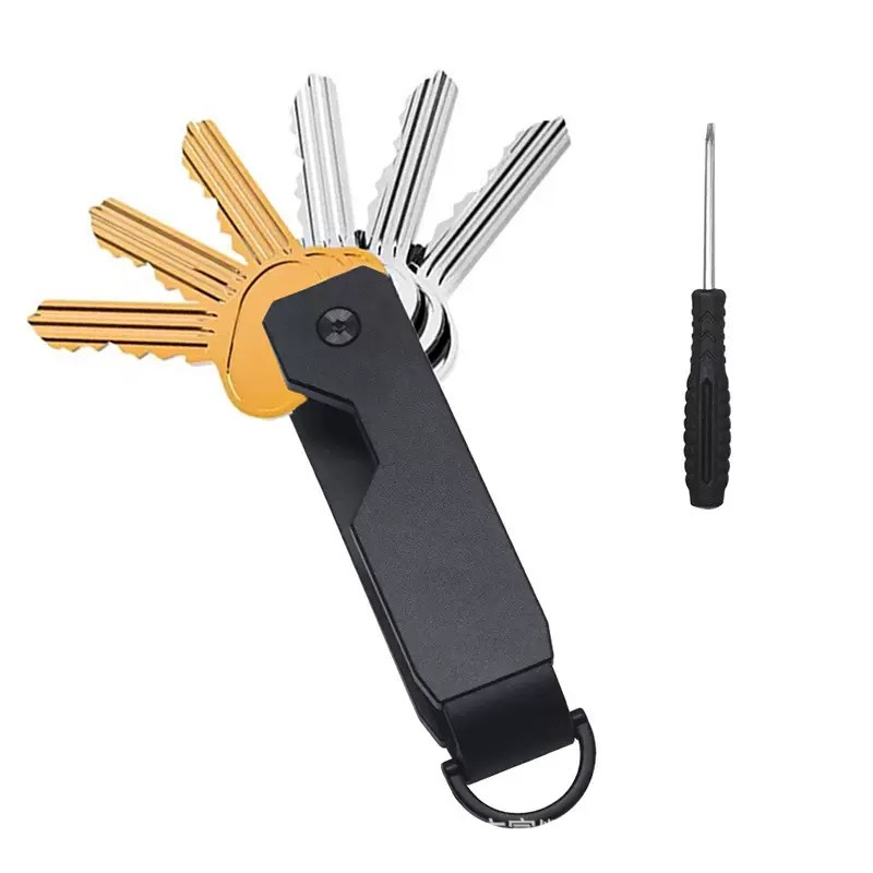 Metal Key Organizer Aluminum Alloy Key Organizer Multi-functional Key Clip