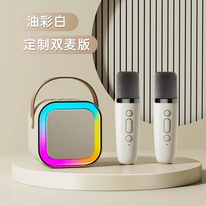 k12 Bluetooth speaker microphone all-in-one karaoke mini outdoor karaoke speaker