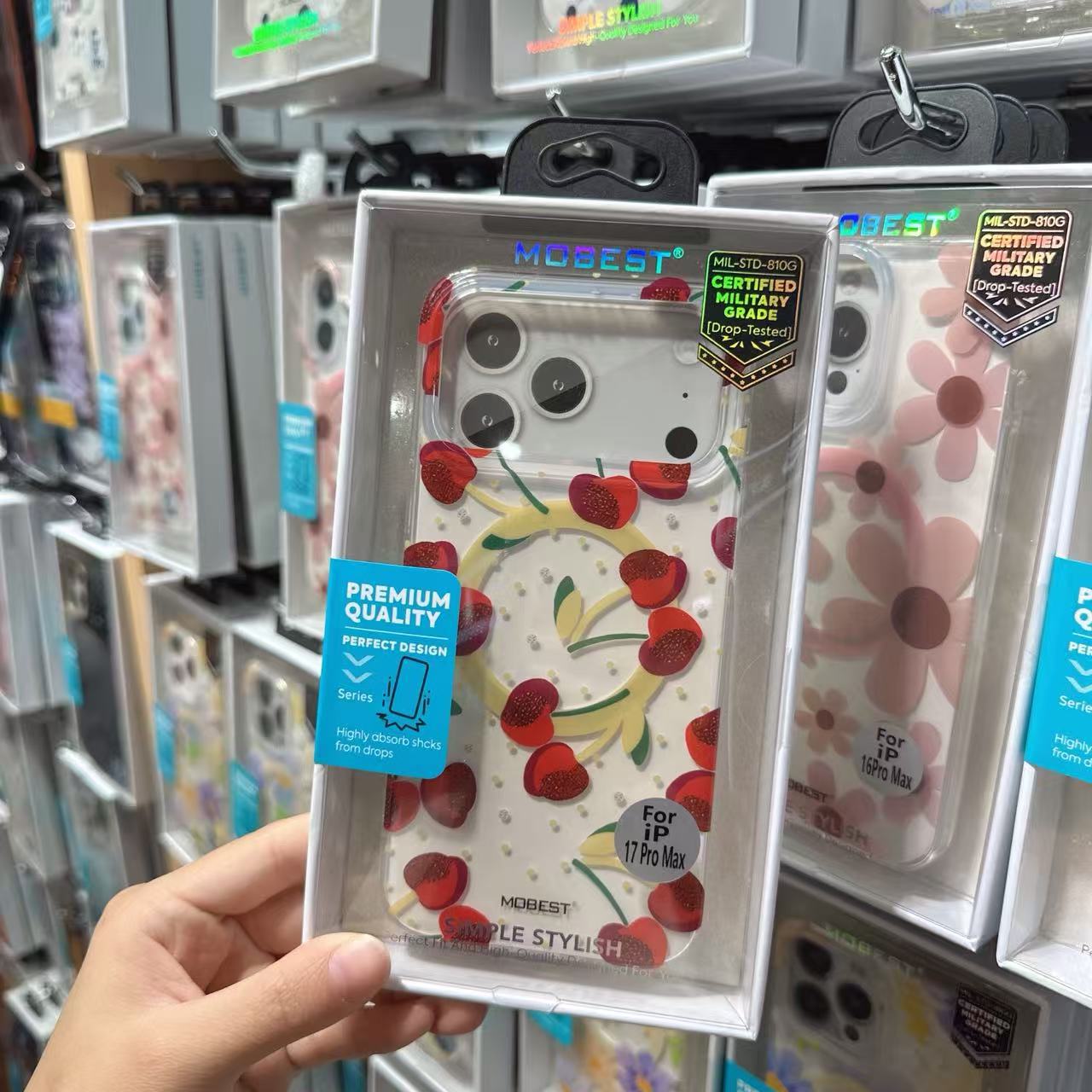 For iPhone 17 Pro Max Oil Painting Flower Magnetic Phone Case Apple 16 Electroplated Sunflower Cherry Blossom Case