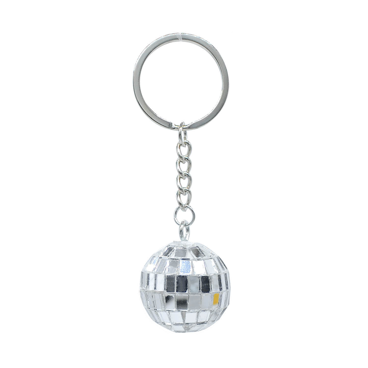 Mirror Ball Keychain Pendant DISCO Five-Point Star Disco Reflective Ball Keychain Pendant Car Decoration