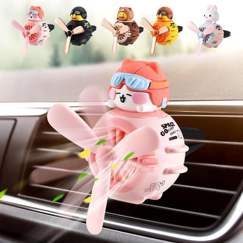 Air Vent Car Aromatherapy Cute Cartoon Car Perfume Scented Paper Car Accessories Aromatherapy Ornament Pink