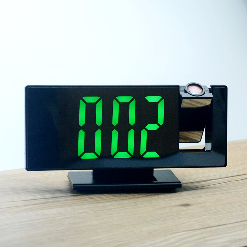 Mirror digital alarm clock LED multifunctional large screen digital display alarm clock
