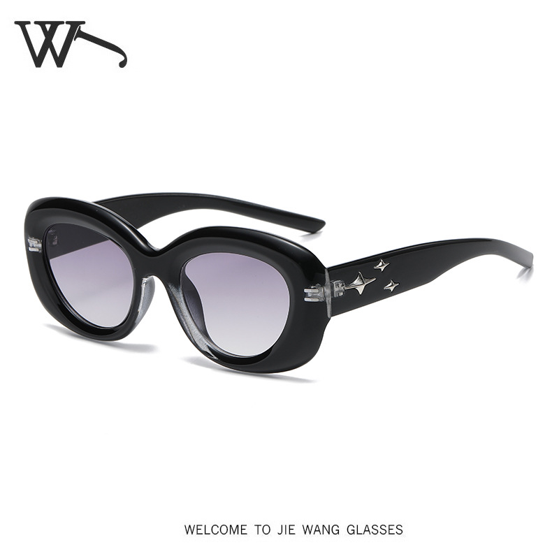 2023 New Small Frame Sunglasses Simple Sunglasses Women Round Frame Glasses