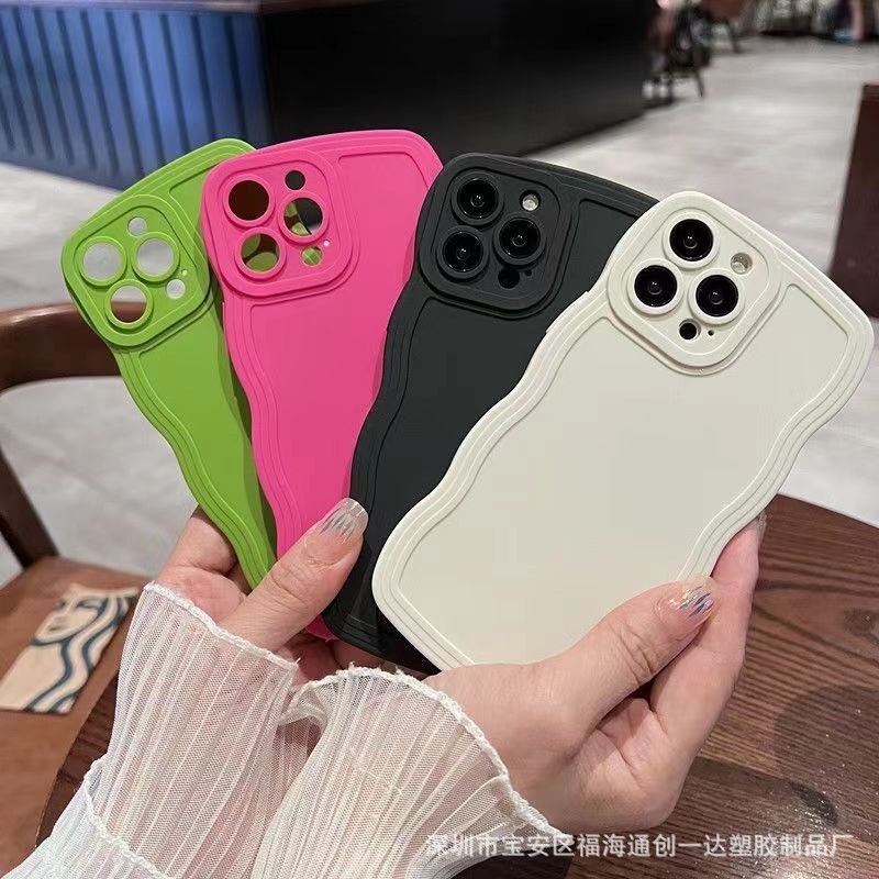Applicable for OPPO Reno9 Phone Case New Big Wave Realme 10 Full Wrap Anti-Fall DIY Protective Case
