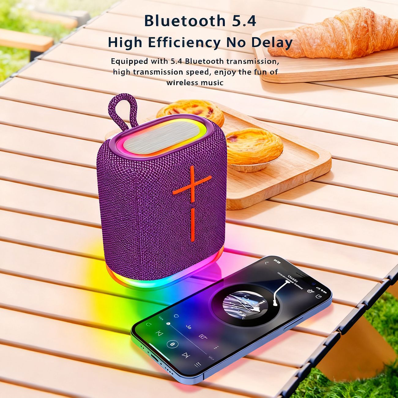 Colorful Mini Bluetooth Speaker High Power Small Audio Subwoofer Outdoor Portable Small Speaker Gift