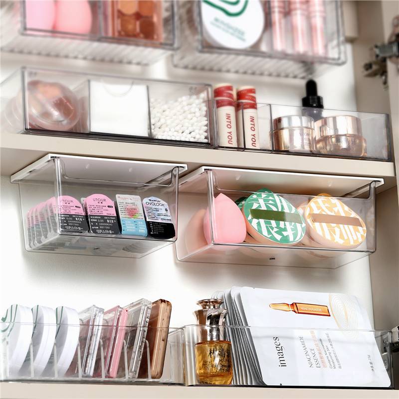 Bathroom mirror cabinet storage box, drawer type, for bathroom, vanity, under cabinet, jewelry, cosmetics storage